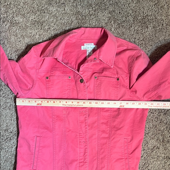Jones New York Women’s Vibrant Pink Jacket Size XL - Picture 12 of 15